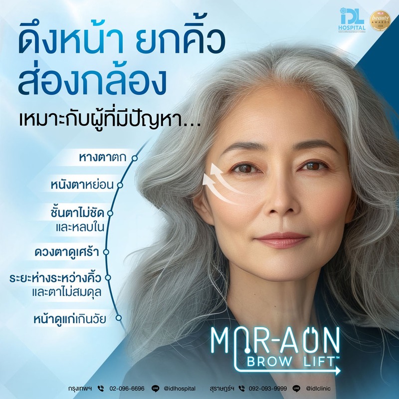 ดึงหน้า ยกคิ้วส่องกล้อง เหมาะกับใคร